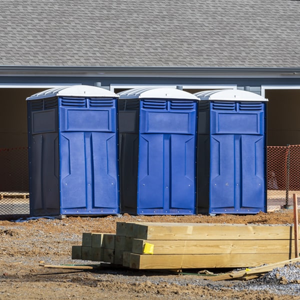 how do you dispose of waste after the portable restrooms have been emptied in Lowell